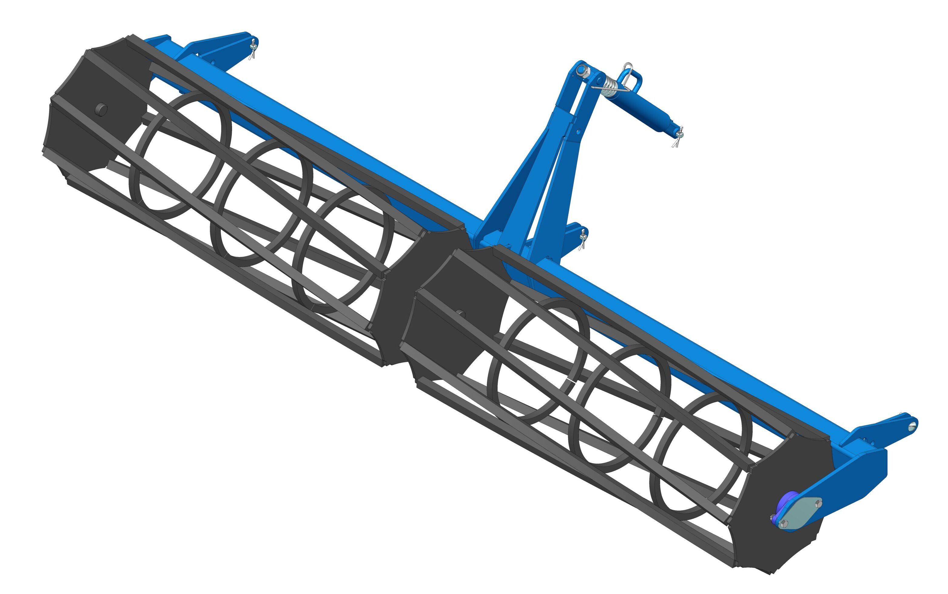 Simple rouleau 8 barres carré 25mm Ø445mm