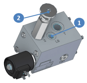 Bloc hydraulique - Circuit LS