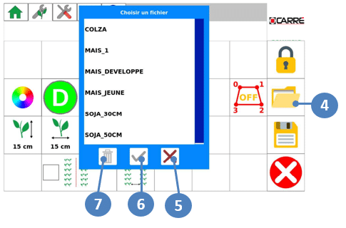 Interface de commande KIPLINE